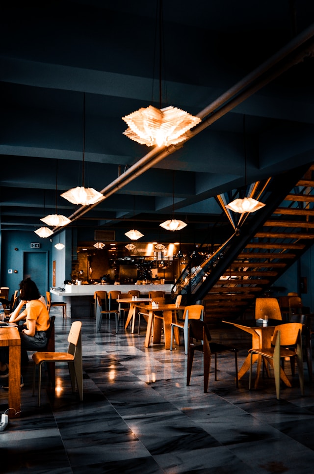 The Bay Leaf kitchen pass during evening service